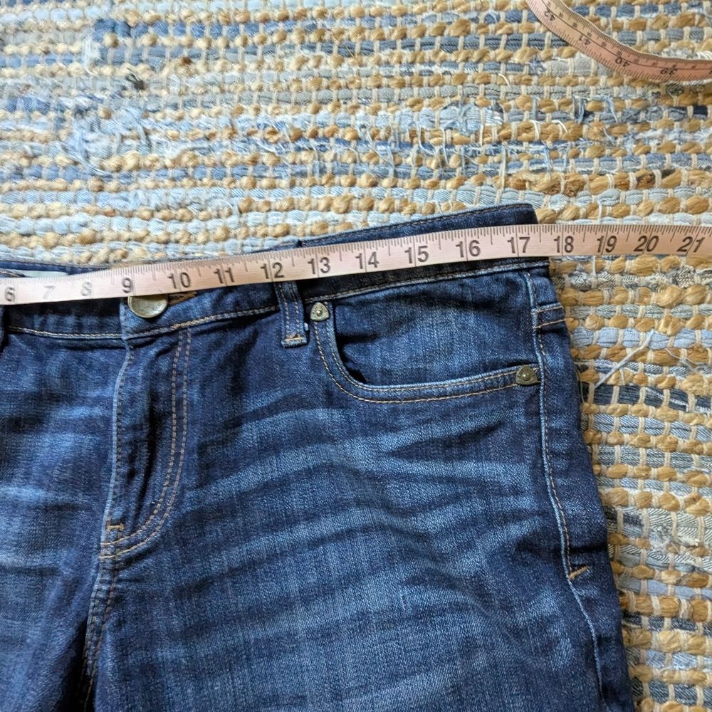Kut From The Kloth Catherine Dark Wash Straight Leg Jeans 12 Classic Casual Deni - Picture 6 of 10